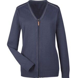 | Cardigan | Devon & Jones Women's Manchester Fully-Fashioned Full-Zip Cardigan